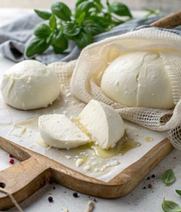Mozzarella Herstellung